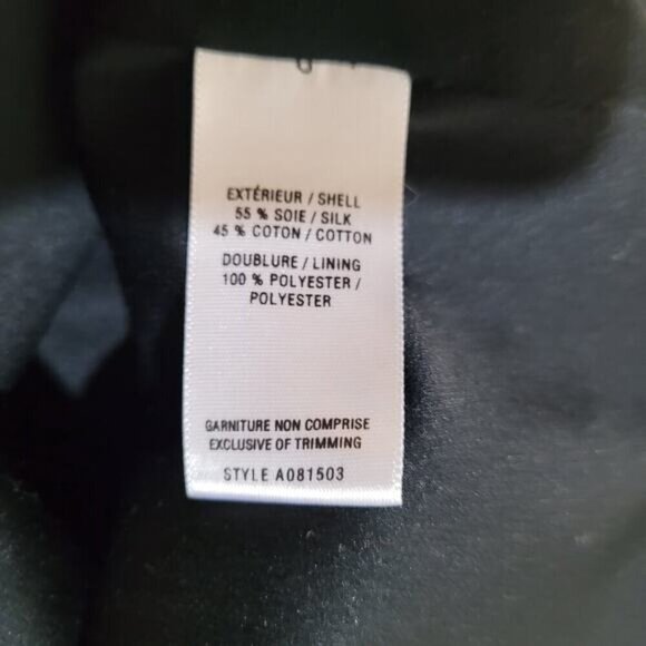 Jacob Black and White Dress Silk Blend Dress - Size 11 / 12 - Picture 5 of 8